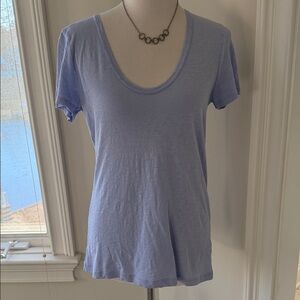 J Crew Vintage Cotton Scoop Neck SS Tee, Medium, Like New